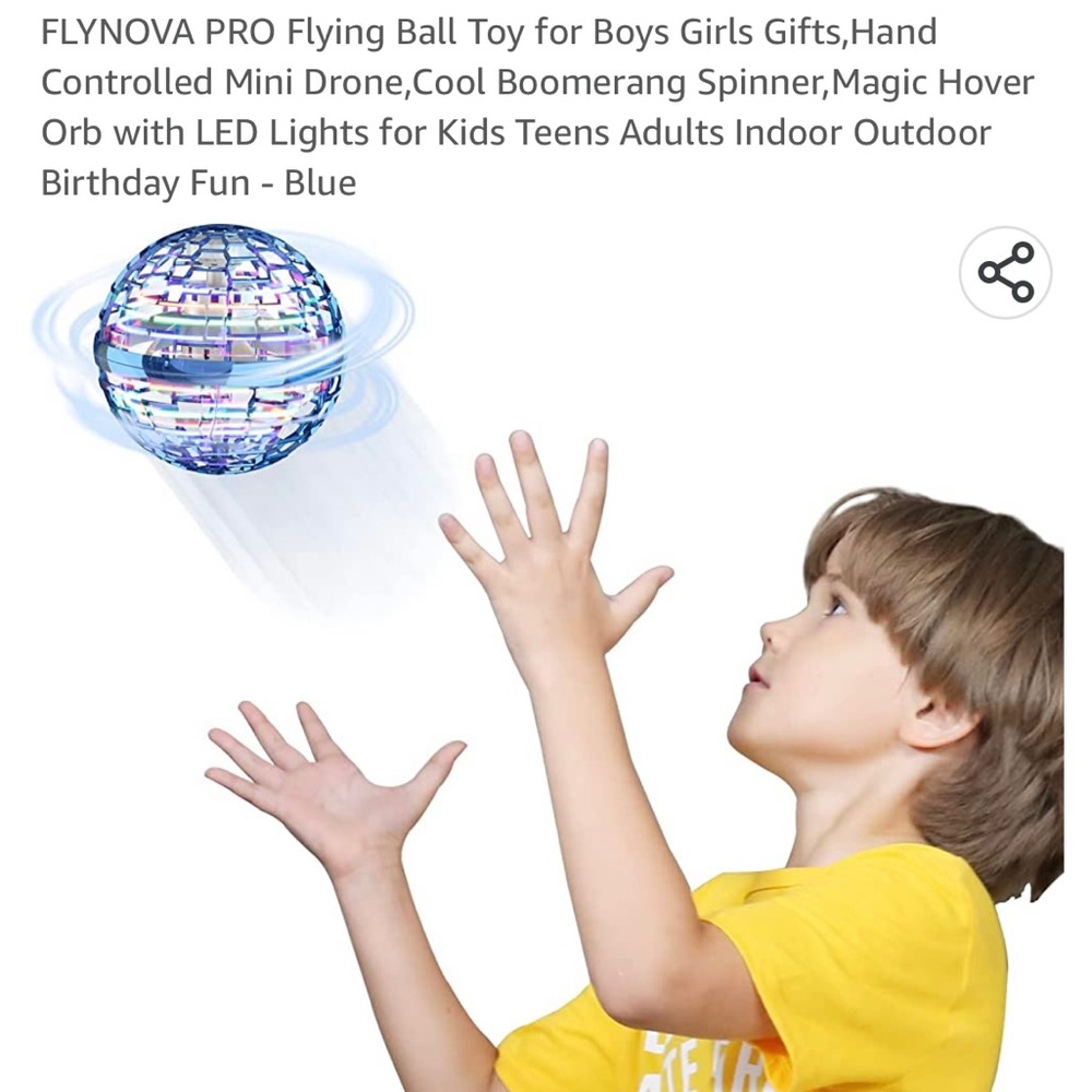 New Flynova spinning flying ball